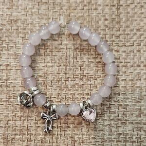 Elegant Silver Charm Bracelet for Women